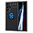 Custodia Silicone Ultra Sottile Morbida Cover con Magnetico Anello Supporto T02 per Samsung Galaxy S22 Ultra 5G Blu e Nero