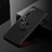 Custodia Silicone Ultra Sottile Morbida Cover con Magnetico Anello Supporto T02 per Xiaomi Mi 10
