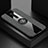 Custodia Silicone Ultra Sottile Morbida Cover con Magnetico Anello Supporto T02 per Xiaomi Mi 9T Grigio Scuro