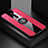 Custodia Silicone Ultra Sottile Morbida Cover con Magnetico Anello Supporto T02 per Xiaomi Mi 9T Pro