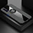 Custodia Silicone Ultra Sottile Morbida Cover con Magnetico Anello Supporto T03 per Huawei Honor 20 Grigio