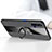 Custodia Silicone Ultra Sottile Morbida Cover con Magnetico Anello Supporto T03 per Huawei Honor 20S