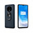 Custodia Silicone Ultra Sottile Morbida Cover con Magnetico Anello Supporto T03 per OnePlus 7T