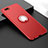 Custodia Silicone Ultra Sottile Morbida Cover con Magnetico Anello Supporto T03 per Oppo R15X