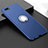 Custodia Silicone Ultra Sottile Morbida Cover con Magnetico Anello Supporto T03 per Oppo R17 Neo