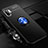 Custodia Silicone Ultra Sottile Morbida Cover con Magnetico Anello Supporto T03 per Samsung Galaxy Note 10 Plus