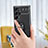 Custodia Silicone Ultra Sottile Morbida Cover con Magnetico Anello Supporto T03 per Samsung Galaxy S21 Ultra 5G