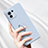 Custodia Silicone Ultra Sottile Morbida Cover con Magnetico Anello Supporto T03 per Xiaomi Mi 11 5G
