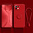 Custodia Silicone Ultra Sottile Morbida Cover con Magnetico Anello Supporto T03 per Xiaomi Mi 11 Lite 5G NE Rosso