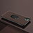 Custodia Silicone Ultra Sottile Morbida Cover con Magnetico Anello Supporto T04 per Apple iPhone 11 Pro Max