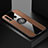 Custodia Silicone Ultra Sottile Morbida Cover con Magnetico Anello Supporto T04 per Huawei Honor 20 Lite