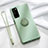 Custodia Silicone Ultra Sottile Morbida Cover con Magnetico Anello Supporto T04 per Huawei Honor View 30 5G