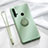 Custodia Silicone Ultra Sottile Morbida Cover con Magnetico Anello Supporto T04 per Huawei Nova 5i