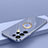 Custodia Silicone Ultra Sottile Morbida Cover con Magnetico Anello Supporto T04 per Samsung Galaxy S22 Ultra 5G