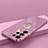 Custodia Silicone Ultra Sottile Morbida Cover con Magnetico Anello Supporto T04 per Samsung Galaxy S23 Ultra 5G Viola