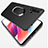 Custodia Silicone Ultra Sottile Morbida Cover con Magnetico Anello Supporto T05 per Huawei Honor 20
