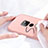 Custodia Silicone Ultra Sottile Morbida Cover con Magnetico Anello Supporto T05 per Huawei Mate 20 X 5G