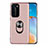 Custodia Silicone Ultra Sottile Morbida Cover con Magnetico Anello Supporto T05 per Huawei P40 Pro