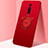 Custodia Silicone Ultra Sottile Morbida Cover con Magnetico Anello Supporto T05 per Xiaomi Redmi K20 Pro