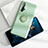 Custodia Silicone Ultra Sottile Morbida Cover con Magnetico Anello Supporto T06 per Huawei Honor 20