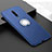 Custodia Silicone Ultra Sottile Morbida Cover con Magnetico Anello Supporto T06 per Xiaomi Mi 9T Blu