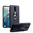 Custodia Silicone Ultra Sottile Morbida Cover con Magnetico Anello Supporto T08 per Xiaomi Mi 9T Blu