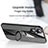 Custodia Silicone Ultra Sottile Morbida Cover con Magnetico Anello Supporto X01L per OnePlus Nord N20 5G