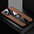 Custodia Silicone Ultra Sottile Morbida Cover con Magnetico Anello Supporto X01L per OnePlus Nord N20 5G Marrone