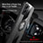 Custodia Silicone Ultra Sottile Morbida Cover con Magnetico Anello Supporto X01L per OnePlus Nord N300 5G