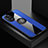 Custodia Silicone Ultra Sottile Morbida Cover con Magnetico Anello Supporto X01L per Oppo A78 5G Blu
