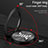 Custodia Silicone Ultra Sottile Morbida Cover con Magnetico Anello Supporto X01L per Samsung Galaxy A10s