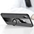 Custodia Silicone Ultra Sottile Morbida Cover con Magnetico Anello Supporto X01L per Samsung Galaxy A30