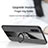 Custodia Silicone Ultra Sottile Morbida Cover con Magnetico Anello Supporto X01L per Samsung Galaxy A30S