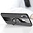 Custodia Silicone Ultra Sottile Morbida Cover con Magnetico Anello Supporto X01L per Samsung Galaxy A40