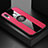 Custodia Silicone Ultra Sottile Morbida Cover con Magnetico Anello Supporto X01L per Samsung Galaxy A40 Rosso