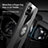 Custodia Silicone Ultra Sottile Morbida Cover con Magnetico Anello Supporto X01L per Samsung Galaxy A42 5G