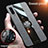Custodia Silicone Ultra Sottile Morbida Cover con Magnetico Anello Supporto X01L per Samsung Galaxy A50
