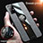 Custodia Silicone Ultra Sottile Morbida Cover con Magnetico Anello Supporto X01L per Samsung Galaxy A71 5G
