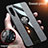 Custodia Silicone Ultra Sottile Morbida Cover con Magnetico Anello Supporto X01L per Samsung Galaxy A90 5G