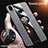 Custodia Silicone Ultra Sottile Morbida Cover con Magnetico Anello Supporto X01L per Samsung Galaxy M01s