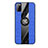 Custodia Silicone Ultra Sottile Morbida Cover con Magnetico Anello Supporto X01L per Samsung Galaxy M21