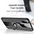 Custodia Silicone Ultra Sottile Morbida Cover con Magnetico Anello Supporto X01L per Samsung Galaxy M21