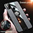 Custodia Silicone Ultra Sottile Morbida Cover con Magnetico Anello Supporto X01L per Samsung Galaxy M21s