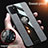 Custodia Silicone Ultra Sottile Morbida Cover con Magnetico Anello Supporto X01L per Samsung Galaxy Note 10 Lite