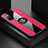 Custodia Silicone Ultra Sottile Morbida Cover con Magnetico Anello Supporto X01L per Samsung Galaxy S20 FE (2022) 5G Rosso