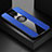Custodia Silicone Ultra Sottile Morbida Cover con Magnetico Anello Supporto X01L per Xiaomi Poco M2 Pro