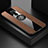 Custodia Silicone Ultra Sottile Morbida Cover con Magnetico Anello Supporto X01L per Xiaomi Redmi 9