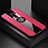 Custodia Silicone Ultra Sottile Morbida Cover con Magnetico Anello Supporto X01L per Xiaomi Redmi 9