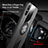Custodia Silicone Ultra Sottile Morbida Cover con Magnetico Anello Supporto X01L per Xiaomi Redmi 9AT