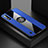 Custodia Silicone Ultra Sottile Morbida Cover con Magnetico Anello Supporto X02L per Samsung Galaxy A01 SM-A015